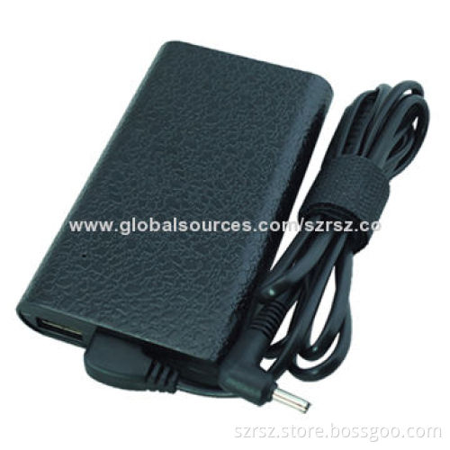 Ultra-thin Laptop AC Adapter for 530U3b, 19V/2.1A Output, Output Connecter Sized 3.0x1.1mm